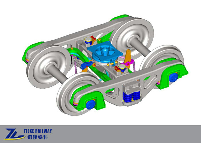 1067mm Cape Gauge Bogie Φορτηγό βαγόνι Bogie 20 τόνων Pay Load 80m Μικρή ακτίνα καμπύλης