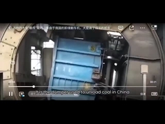 Το μεγάλο όχημα αναποδογυρίζει!!! Μέσα σε 20 δευτερόλεπτα που ξεφορτώνουν 8 άνθρακες μεταφορών